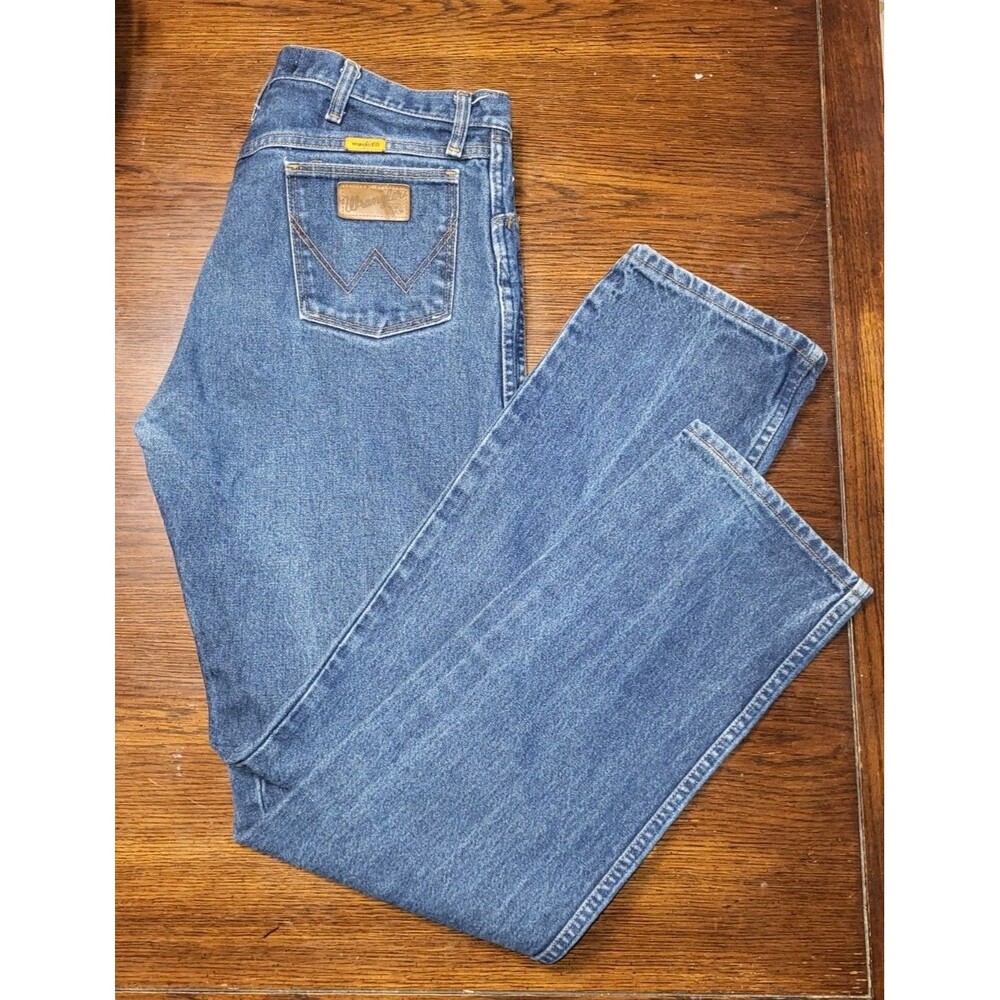 Wrangler FR Jeans 35x36 FR13MWZ Flame Resistant Cowboy Cut Work Denim - Picture 3 of 6